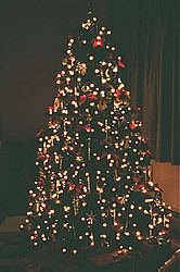 Photo of Modern Christmas Tree in a House